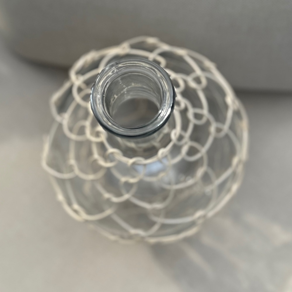 Boho Glass Bottle Vase - Picture 5 of 15